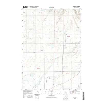 2013 Map of Lemon Lake, 2013 Print