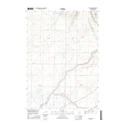 2017 Map of Lemon Lake, 2017 Print