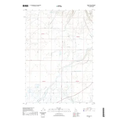 2020 Map of Lemon Lake, 2020 Print