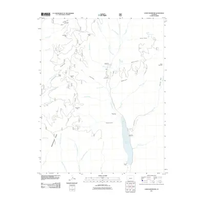2011 Map of Lemon Reservoir, 2011 Print