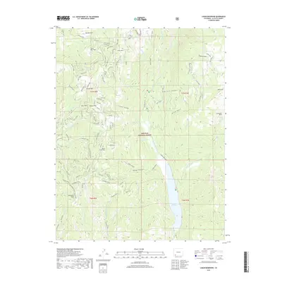 2019 Map of Lemon Reservoir, 2019 Print