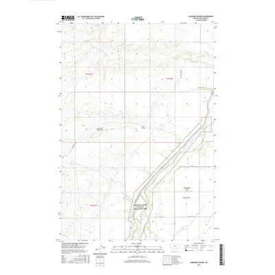 2017 Map of Lemonade Springs, 2017 Print