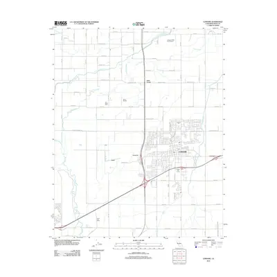 2012 Map of Lemoore, 2012 Print
