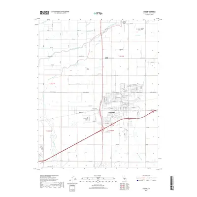 2018 Map of Lemoore, 2018 Print