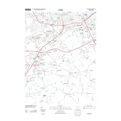 2013 Map of Lemoyne, 2013 Print