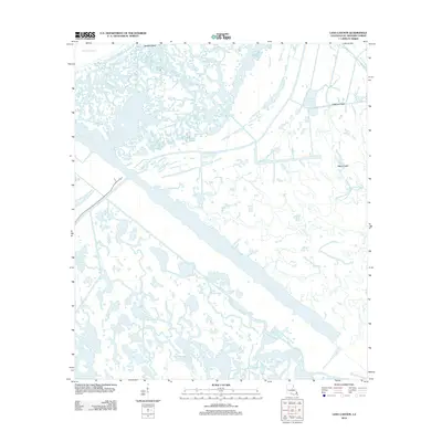 2012 Map of Lena Lagoon, 2012 Print