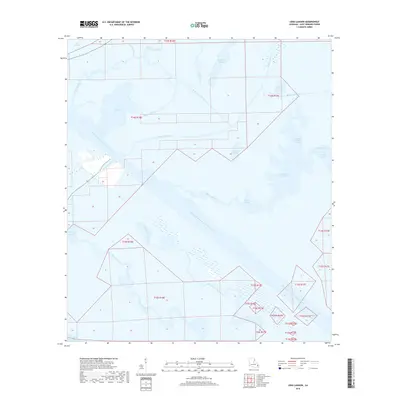 2018 Map of Lena Lagoon, 2018 Print