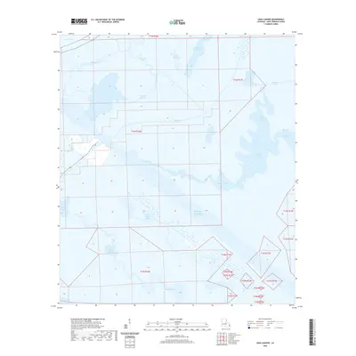 2020 Map of Lena Lagoon, 2020 Print