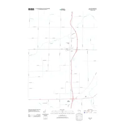 2013 Map of Lena, 2013 Print