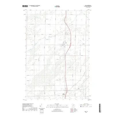2018 Map of Lena, 2018 Print