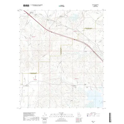 2018 Map of Lena, 2018 Print