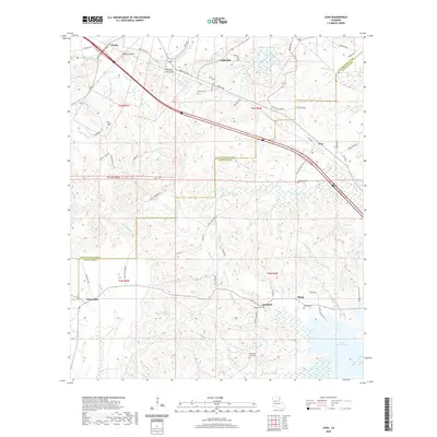 2020 Map of Lena, 2020 Print