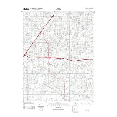 2012 Map of Lenexa, 2012 Print