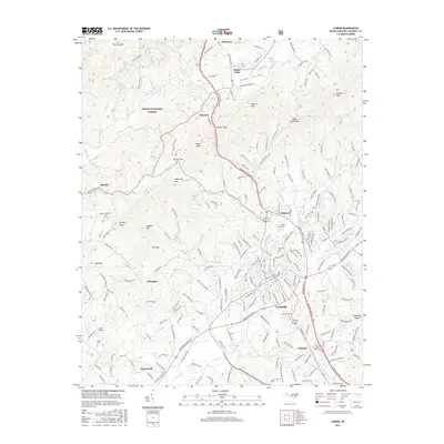 2016 Map of Lenoir, 2016 Print