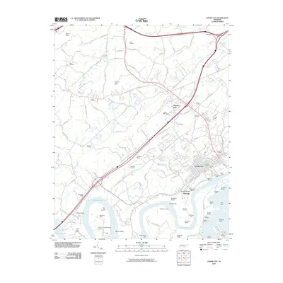 2010 Map of Lenoir City, 2010 Print