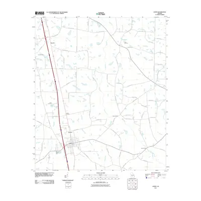 2011 Map of Lenox, 2011 Print
