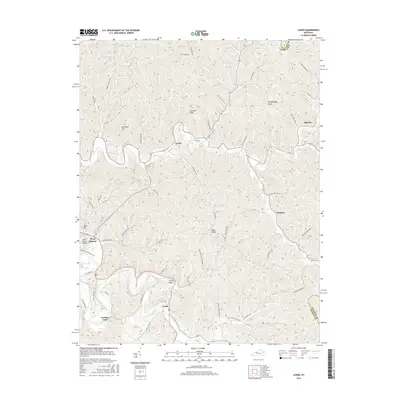 2016 Map of Lenox, 2016 Print