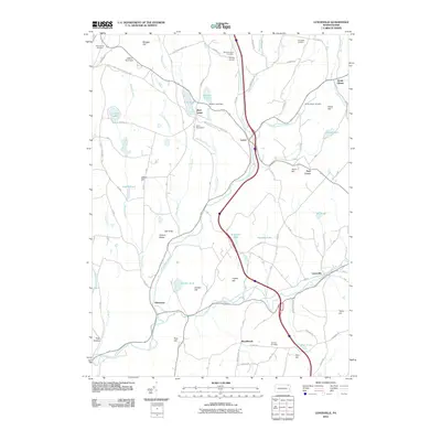 2010 Map of Lenoxville, 2010 Print