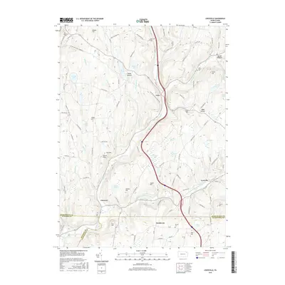 2016 Map of Lenoxville, 2016 Print