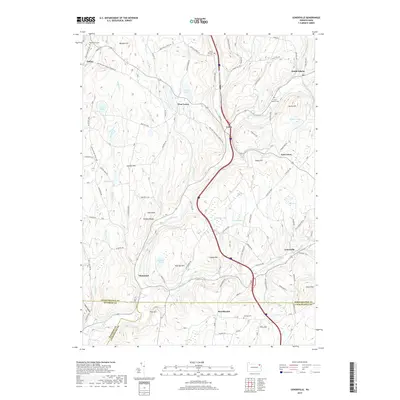 2019 Map of Lenoxville, 2019 Print