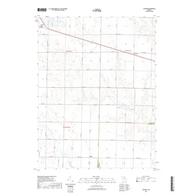 2017 Map of Lentner, 2017 Print