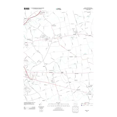 2013 Map of Leola, 2013 Print
