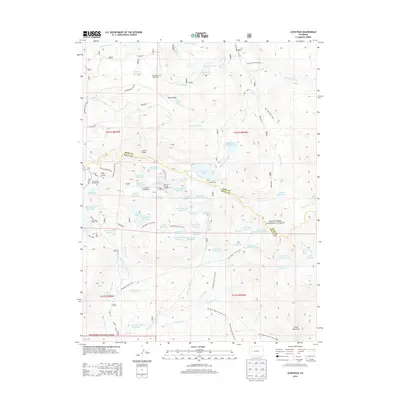 2013 Map of Leon Peak, 2013 Print