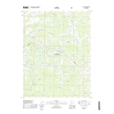 2019 Map of Leon Peak, 2019 Print