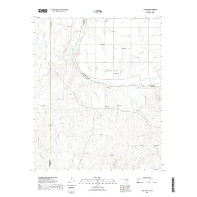2018 Map of Leon South, 2018 Print