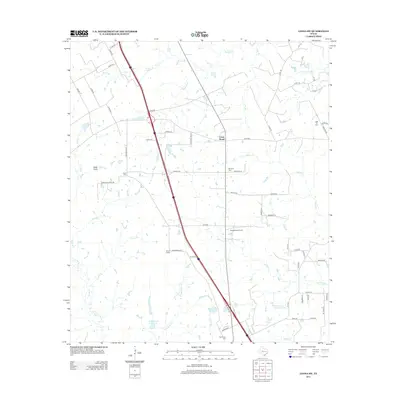 2013 Map of Leona SW, 2013 Print