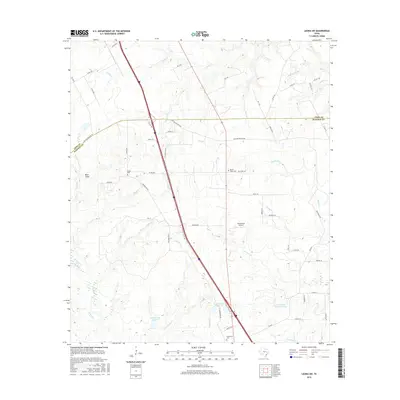 2016 Map of Leona SW, 2016 Print