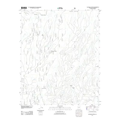 2011 Map of Leonard Canyon, 2011 Print