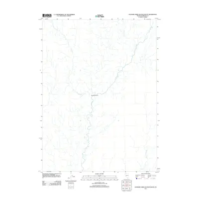 2011 Map of Leonard Creek Slough South, 2011 Print