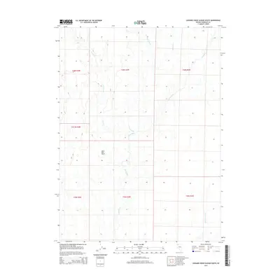 2015 Map of Leonard Creek Slough South, 2015 Print