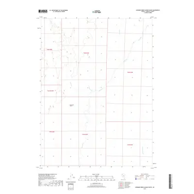 2018 Map of Leonard Creek Slough South, 2018 Print