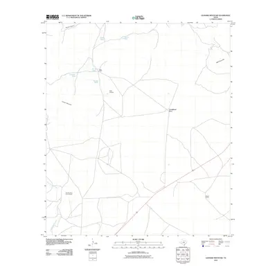 2010 Map of Leonard Mountain, 2010 Print