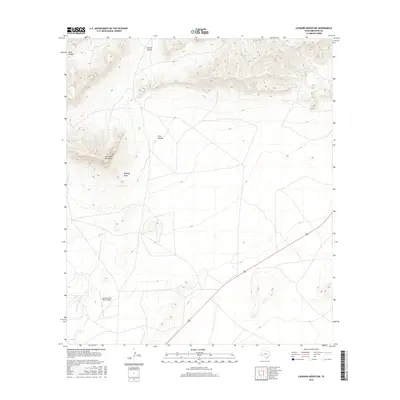 2016 Map of Leonard Mountain, 2016 Print