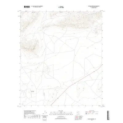 2019 Map of Leonard Mountain, 2019 Print