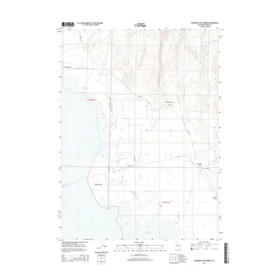 2015 Map of Leonards Hot Springs, 2015 Print