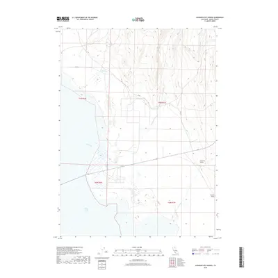 2018 Map of Leonards Hot Springs, 2018 Print