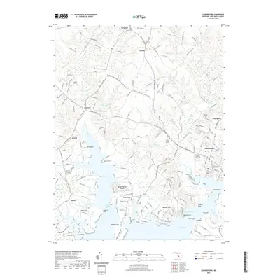 2019 Map of Leonardtown, 2019 Print