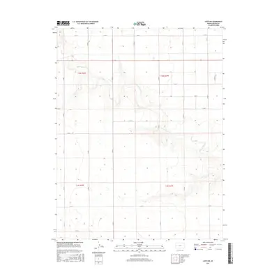 2015 Map of Leoti NW, 2015 Print