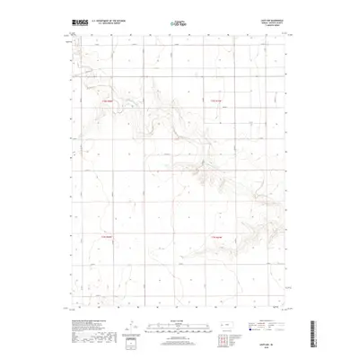 2018 Map of Leoti NW, 2018 Print