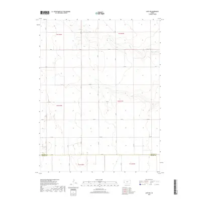 2018 Map of Leoti SW, 2018 Print