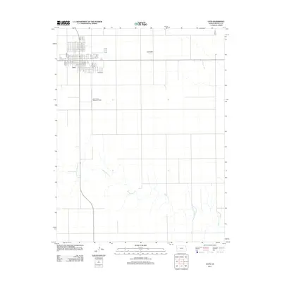 2012 Map of Leoti, 2012 Print