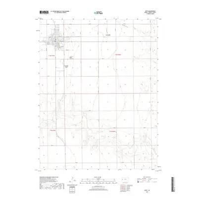 2018 Map of Leoti, 2018 Print