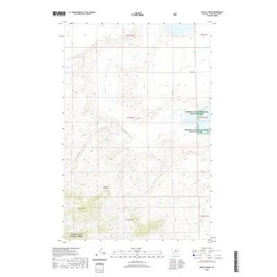 2020 Map of Lepleys Creek, 2020 Print