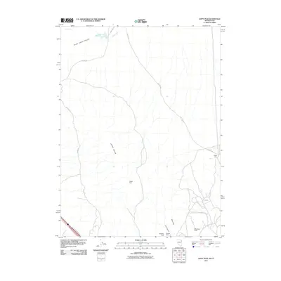 2011 Map of Leppy Peak, 2011 Print