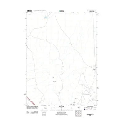 2012 Map of Leppy Peak, 2012 Print