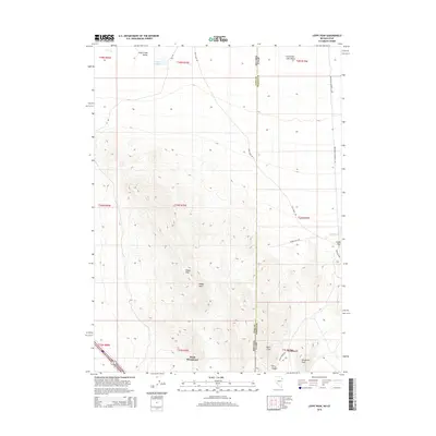 2015 Map of Leppy Peak, 2015 Print